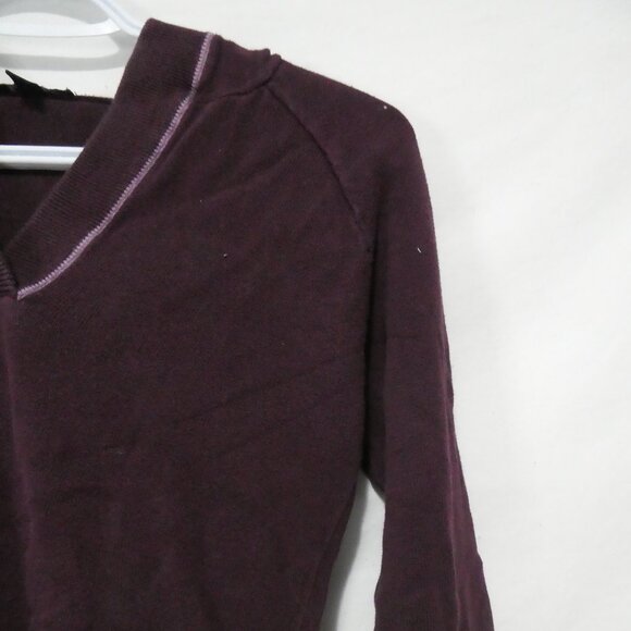 JACOB JR | xl - extra large | Dark Casual V-Neck Hoodie - Picture 6 of 15